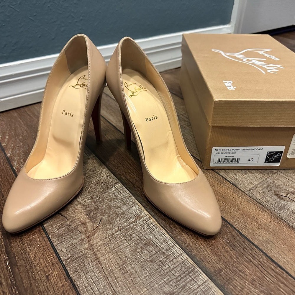 christian louboutin size 41 (US size 9) tan - Picture 4 of 11